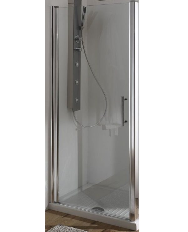 Porta doccia anta a battente cristallo 6mm da 70 80 90 cm in diverse versioni PR026